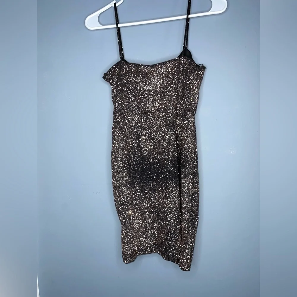 Black Glittery Windsor Dress | Women’s Large - Picture 4 of 15